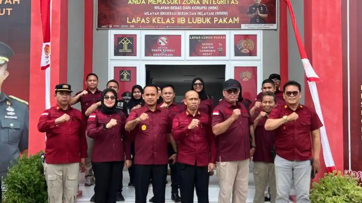 Jajaran Kanwil Kemenkumham Sumut Sidak ke Lapas Lubukpakam: Saya Yakin Pelayanan Lebih Baik