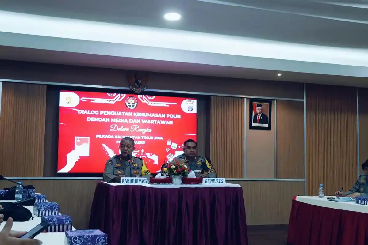 Kabid Humas Polda Kaltim Ajak Wartawan di Paser Ikut Jaga Kondusifitas di Pilkada 2024 