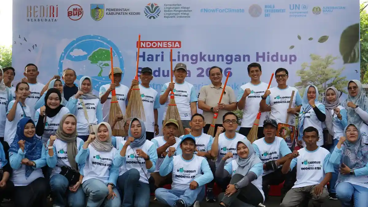 Pemkab Kediri Perkuat Gerakan Kebersihan Lingkungan, Timbulan Capai 677 Ton per Hari