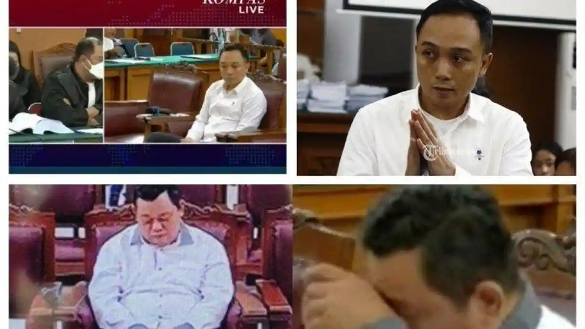 Ricky Rizal Menangis Bacakan Pleidoi, Cuma Tahu Keributan Brigadir J ...