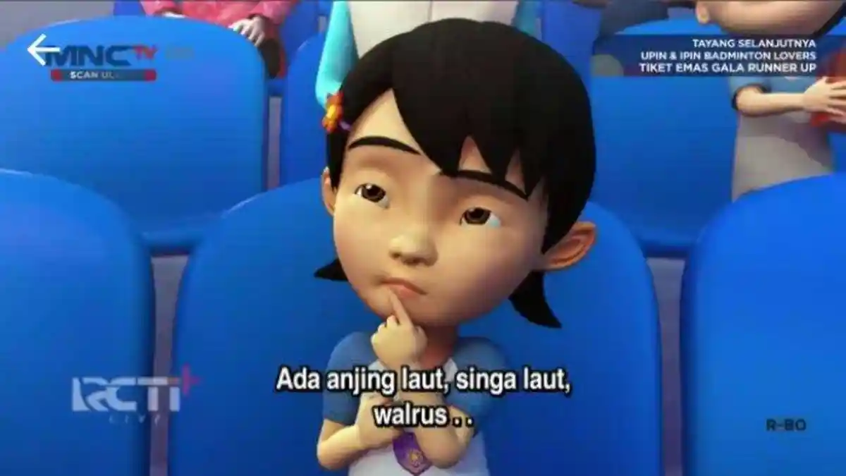 Link Nonton MNC TV Upin Ipin Hari Ini, 13 Januari 2023, Badminton Lovers Tiket Emas Gala Runner Up