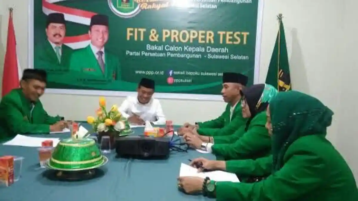 Takyuddin Masse Uji Kelayakan di PPP Sulsel