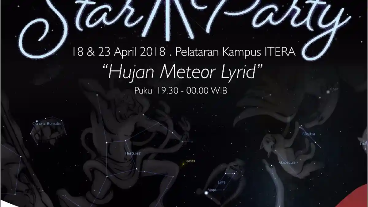 Yuk! Besok Malam Nobar Hujan Meteor di Kampus Itera