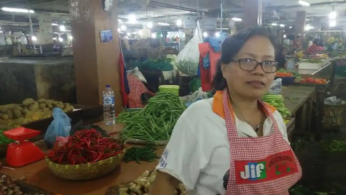 Permohonan Pedagang Sayur Pasar Petisah pada Iriana Jokowi