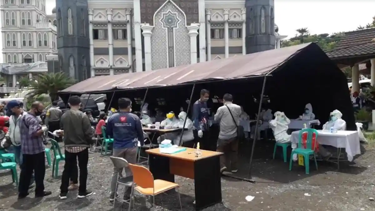 Rapid Test Massal Kembali Digelar di Puncak Bogor, 12 Wisatawan Dinyatakan Reaktif Covid-19