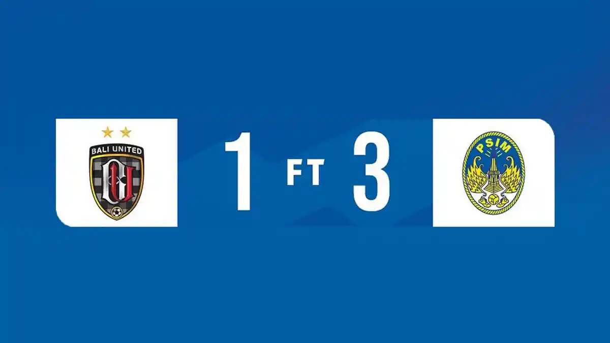 Hasil Bali United vs PSIM Yogyakarta, Gol Penalti Mustafic Dibalas 3 Gol, Laskar Mataram Menang