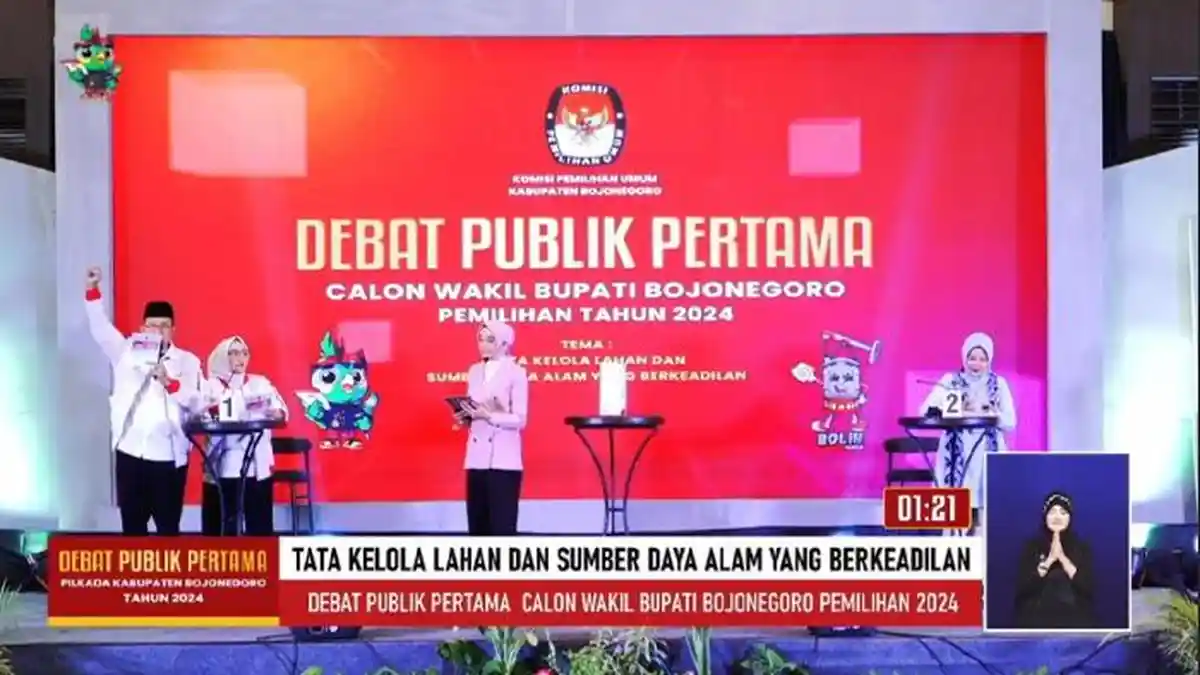 Debat Publik Pilkada Bojonegoro 2024 yang Dibubarkan Ternyata Telan Dana Ratusan Juta Rupiah