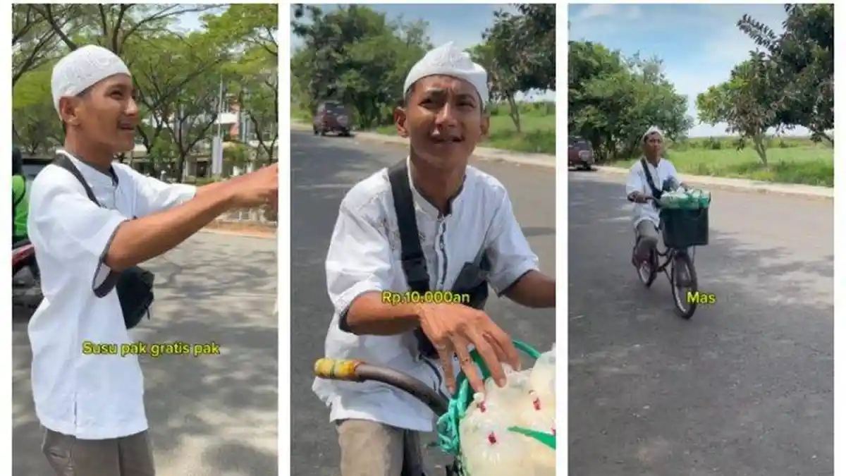 SOSOK Karel, Pria Disabilitas Penjual Susu Kedelai Senang Dapat Rp3 Juta, Ingin Hapus Dosa Ibu