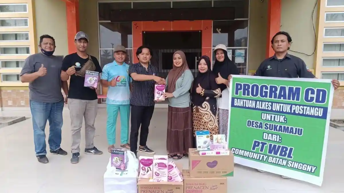 PT WBL Serahkan Bantuan Alat Kesehatan untuk Posyandu Desa Sukamaju