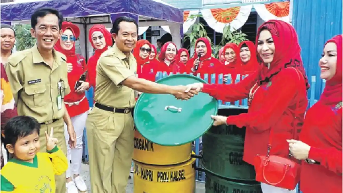 Bantuan Ikapri Kalsel, Mudahkan Warga Memilah Sampah