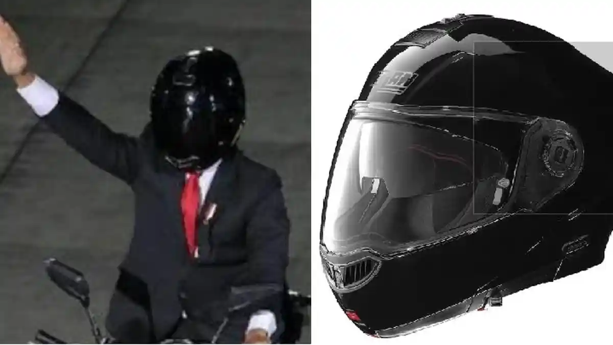 Nolan N104 Dijual hingga Rp5 Juta, Berikut Harga Helm Lain yang Pernah Dipakai Jokowi