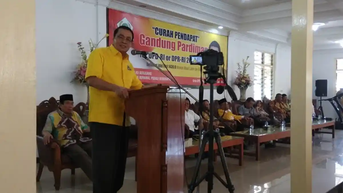 Gandung Pardiman Gelar Curah Pendapat Bersama Kader Partai Golkar