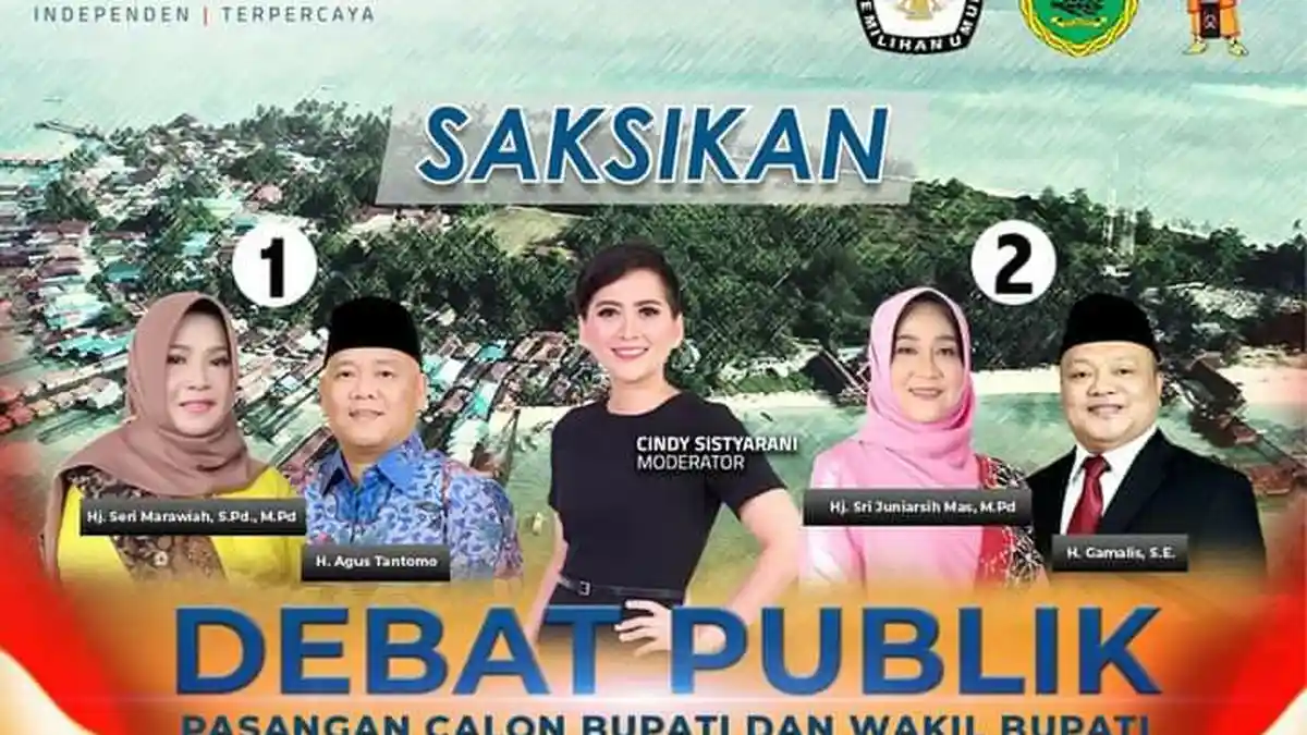 Sore Ini Debat Publik Pilkada Berau Digelar di Jakarta, Ini Tema Yang Bakal Dibahas