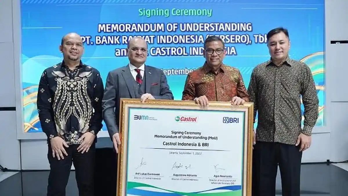 BRI Gandeng Castrol Indonesia Perluas Pembiayaan Perbankan bagi Distributor