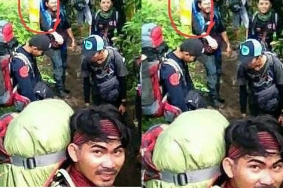Horor! Selfie di Gunung Slamet, Tak Disangka Ada Makhluk Tak Terduga Muncul dalam Foto