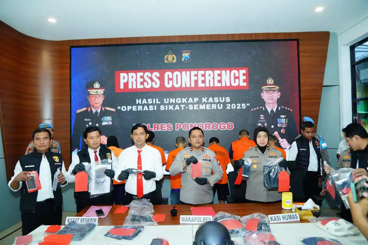 Polres Ponorogo Amankan Pasutri Diduga Miliki Senjata Api, Terungkap Transaksi Rp 35 Juta