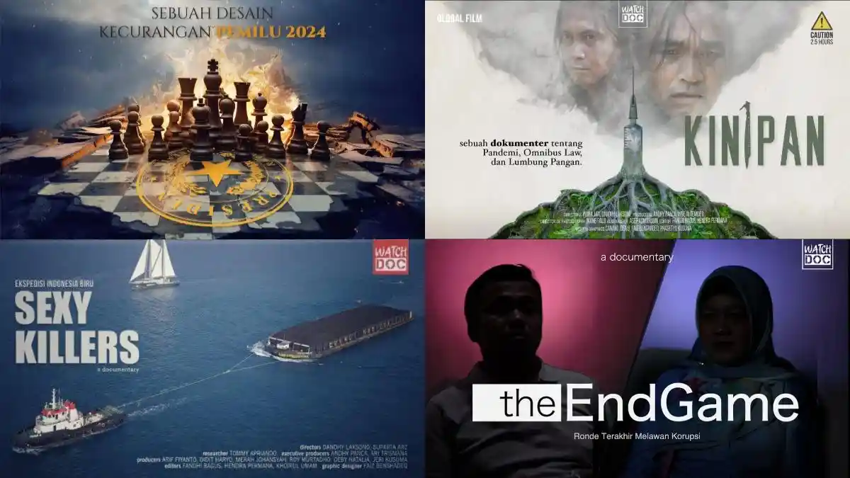 5 Film Dokumenter Terpopuler dari Watchdoc, The End Game, Sexy Killers, Jatigede hingga Dirty Vote