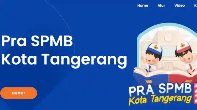 Pra SPMB Kota Tangerang 2026 SD dan SMP Dibuka Hari Ini, Ini Cara Daftarnya