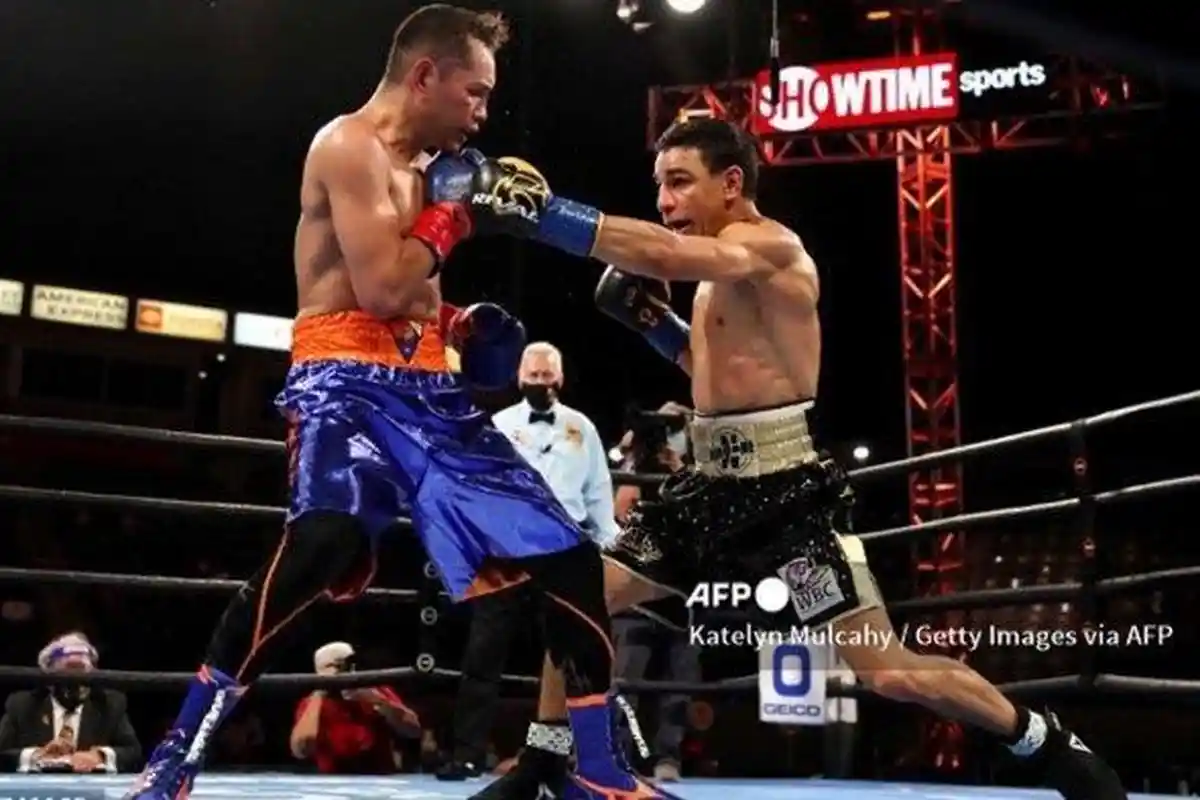 Hasil Tinju Dunia Minggu 30 Mei 2021, Nonito Donaire vs Nordine Oubaali, Nonito Donaire Menang KO