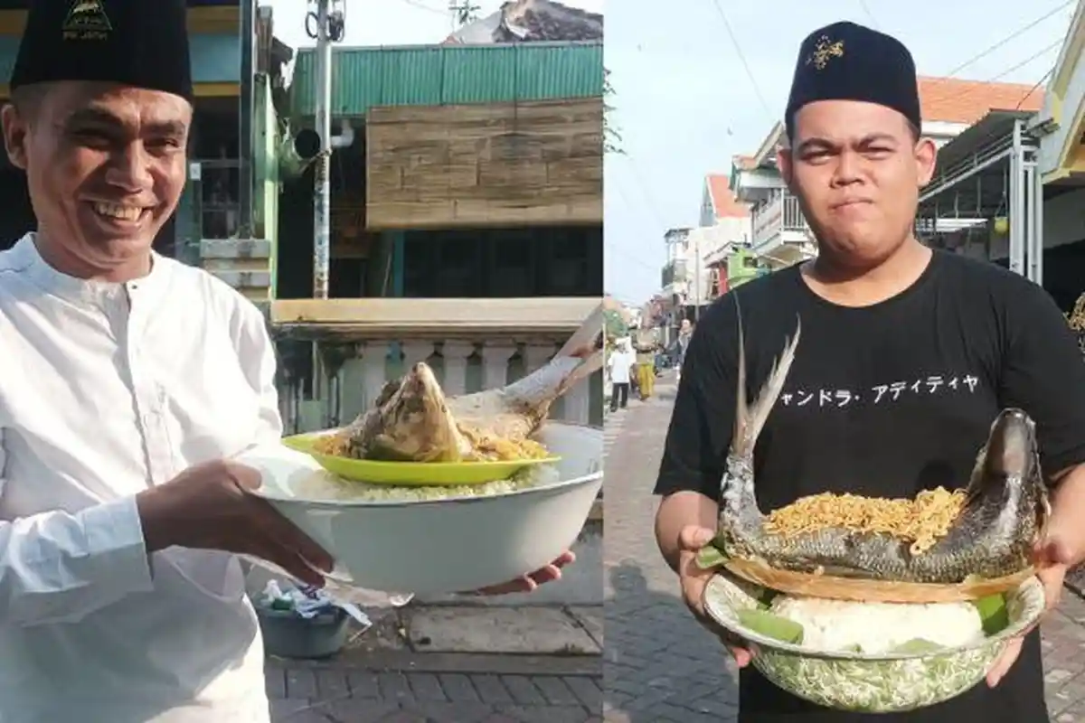 Mengenal Tradisi Ambengan di Gresik, Warga Makan Bandeng Setelah Sholat Idul Fitri
