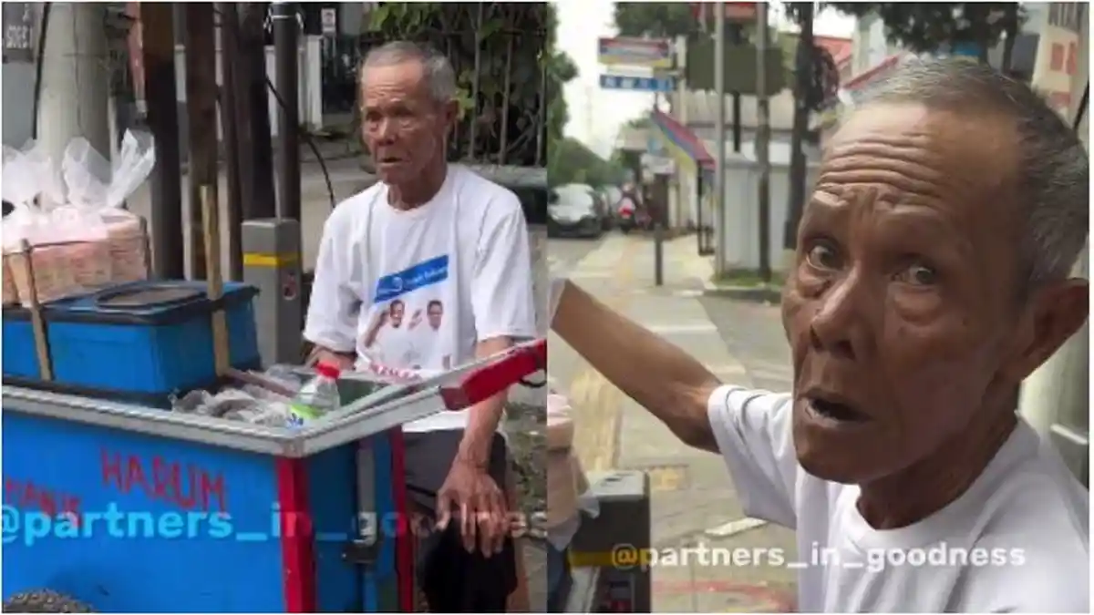 Kisah Pilu Kakek Penjual Harum Manis di Bogor, Uang Dirampas Penjahat, Makan Hanya Sekali Sehari
