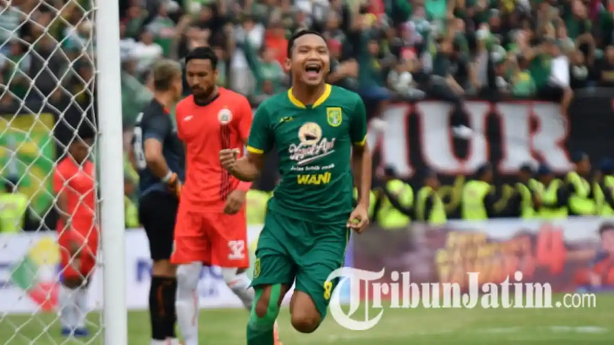Persebaya Vs Persija, Gol Cepat Oktafianus Fernando Bawa Bajul Ijo Unggul Sementara 1-0