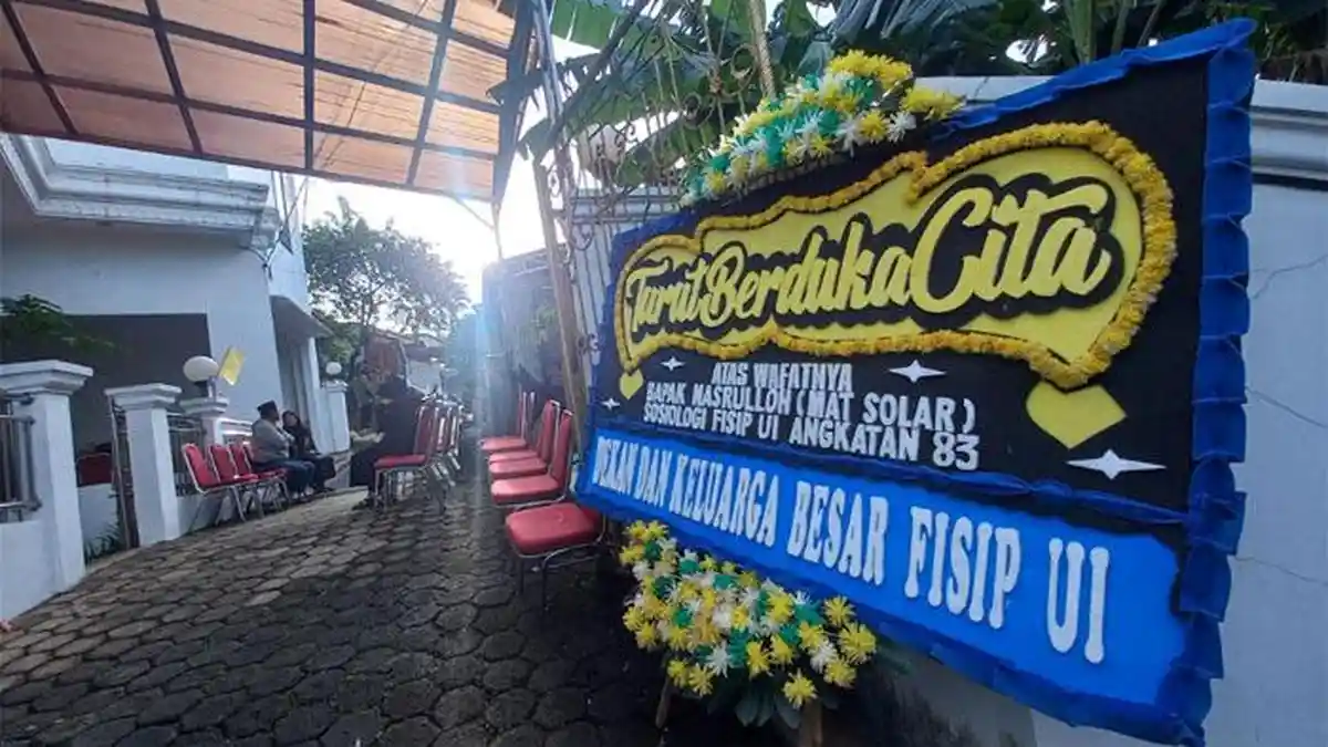 Suasana Terkini Rumah Duka Mat Solar di Pamulang Tangsel, Pelayat Berdatangan
