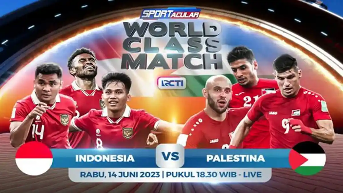 Siaran Langsung Timnas Indonesia vs Palestina Kick Off 19.30 WIB, Live Streaming RCTI