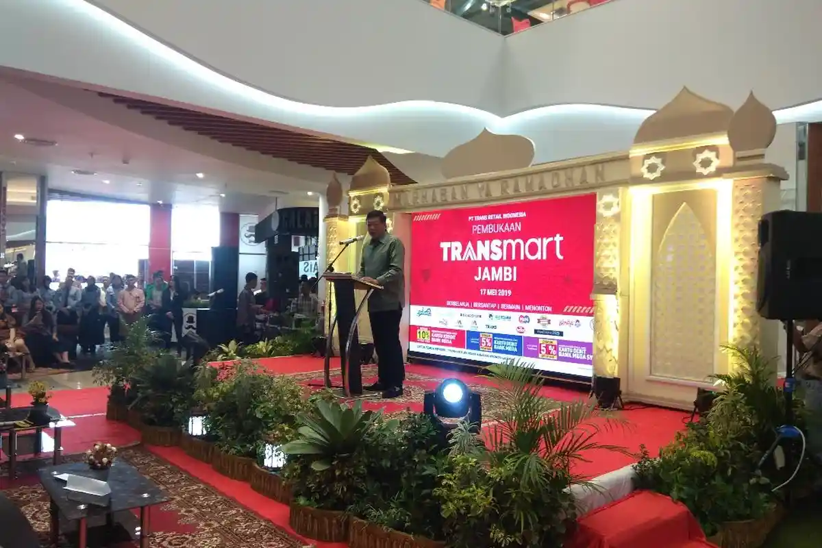 Walikota Sebut Transmart Hadir di Jambi Memberikan Dampak Positif, Bakal Tampung 1500 Tenaga Kerja