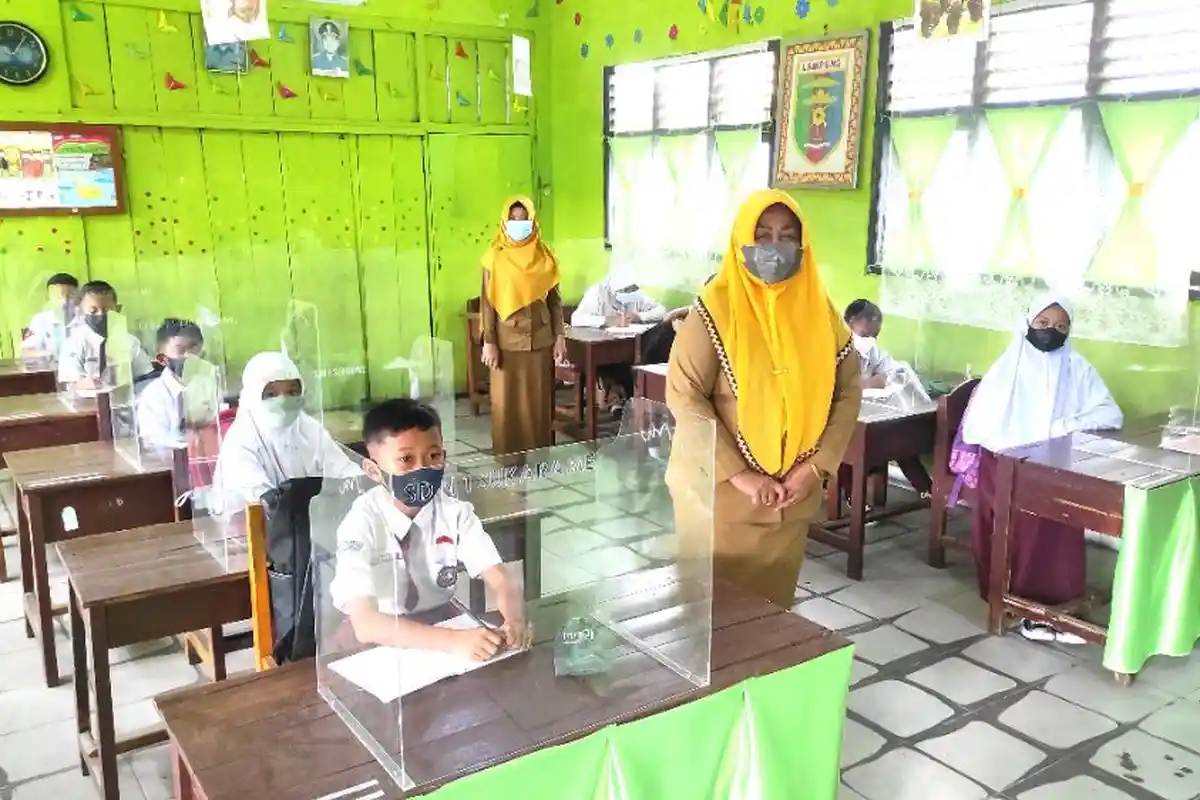 Sekolah Tatap Muka di Tanggamus Kembali Digelar