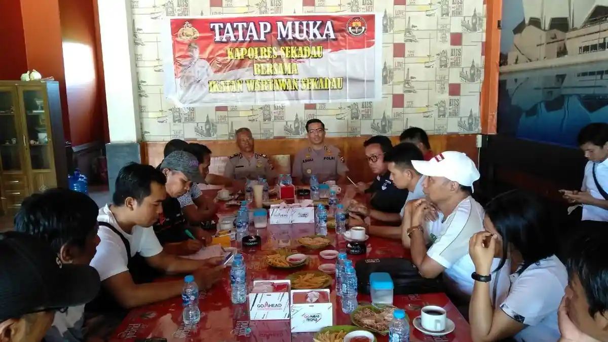 Gelar Tatap Muka Bersama Ikatan Wartawan Sekadau, Ini Harapan Kapolres
