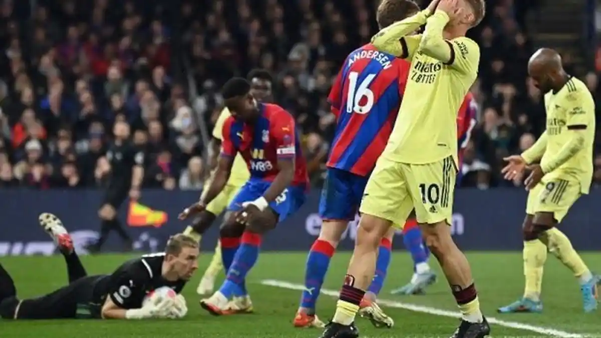 HASIL Liga Inggris - Arsenal Kena Bantai Crystal Palace, Keluar dari Empat Besar Klasemen