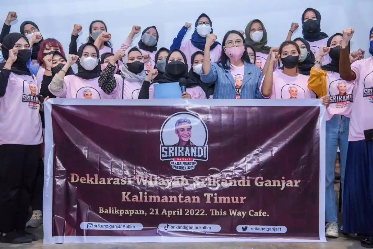 Srikandi Ganjar Kalimantan Timur Deklarasi Dukung Calon Presiden 2024