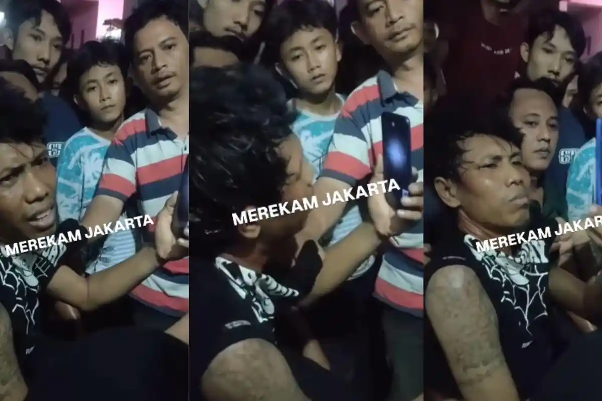 "Mak Lihat Ini Sudah Kumpul" Viral Maling Motor Ketangkap Warga di Koja, Video Call Ibu Minta Tolong