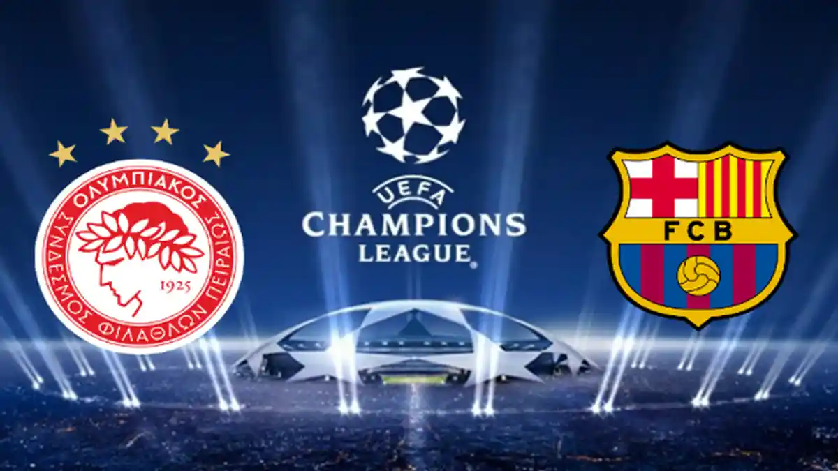 Live Streaming Olympiacos Vs Barcelona - Tonton Siaran Langsungnya Lewat HP Di Sini