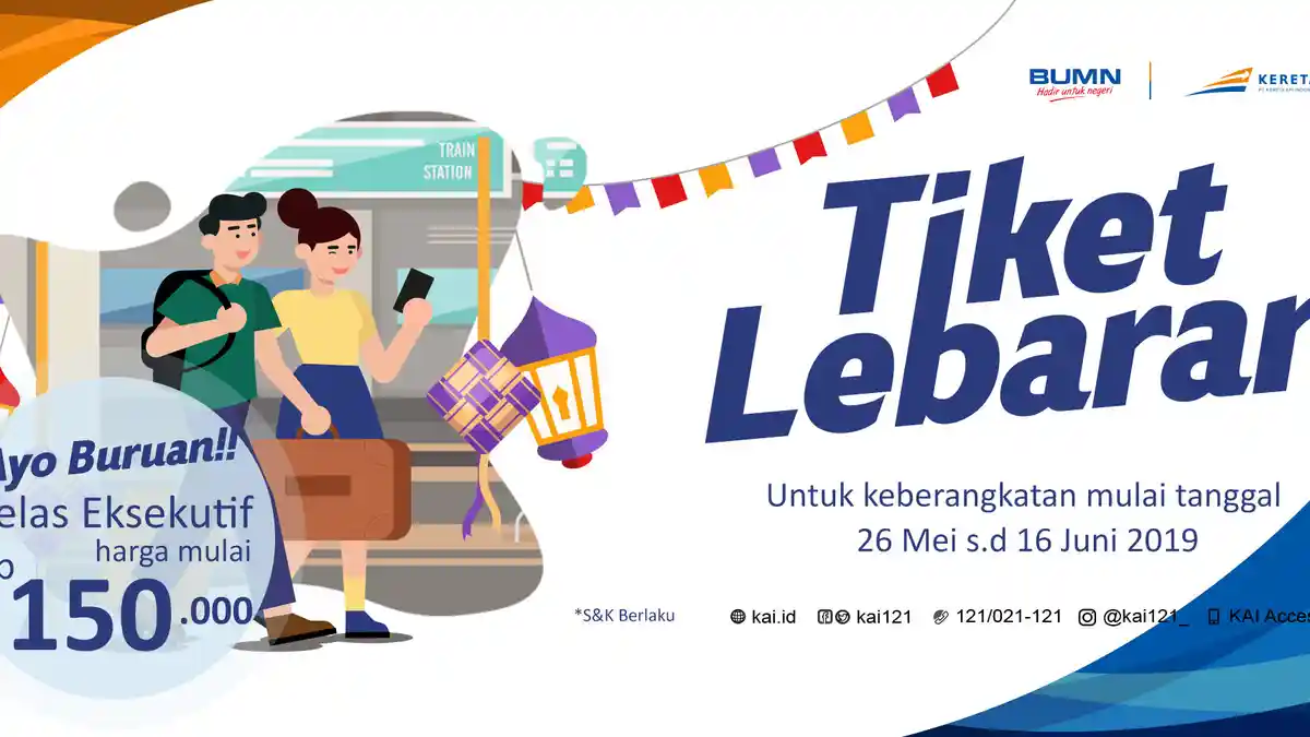Tiket Promo Lebaran 2019, Kunjungi Link Ini Untuk Dapatkan Bebagai Diskon Tiket Murah Hingga 144%!