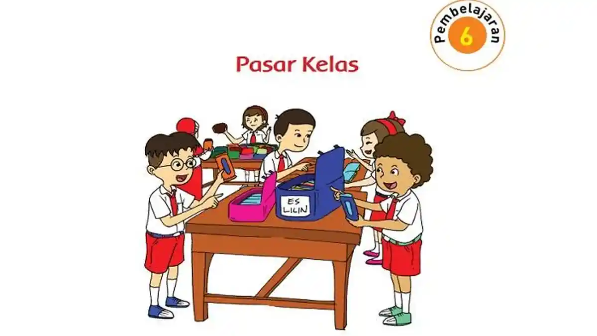 Kunci Jawaban Tema 3 Kelas 2 SD Halaman 74, 75, 76, 77, dan 78 Pasar Kelas