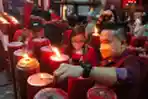 Malam Tahun Baru Imlek 2573 di Vihara Dharma Ramsi Bandung