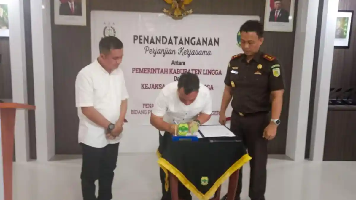 Bupati Lingga Teken Kerjasama dengan Kejari Soal Penanganan Kasus Perdata dan TUN