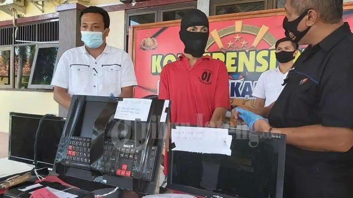Maling Miskin Ditembak, Curi Komputer Jalan Kaki ke Sekolah, Tak Punya Motor, Modal Cuma Obeng