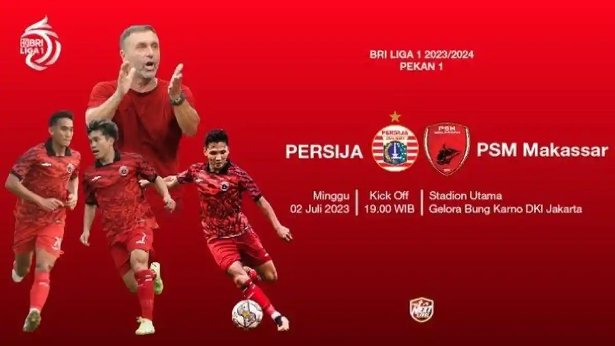 Live Streaming Persija vs PSM, Link Nonton Gratis Siaran Langsung di Sini