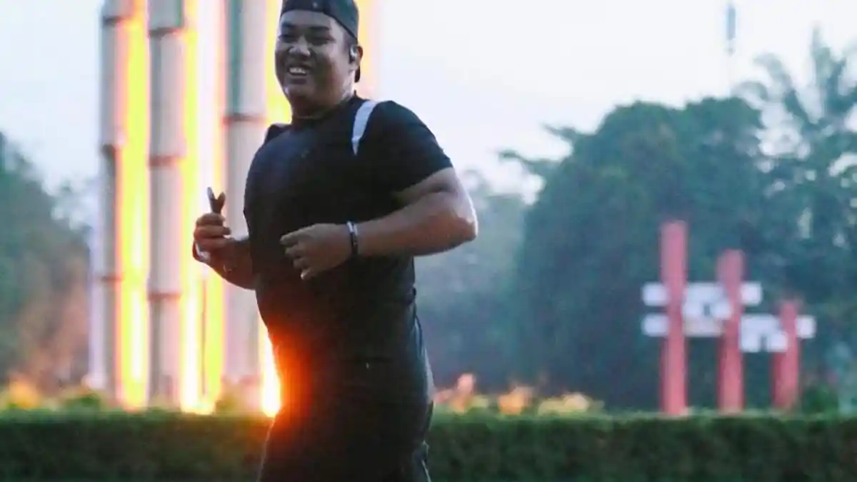Awalnya Ikut-ikutan Teman, M Paris Andrio Ikuti Tren Joging Anak Muda