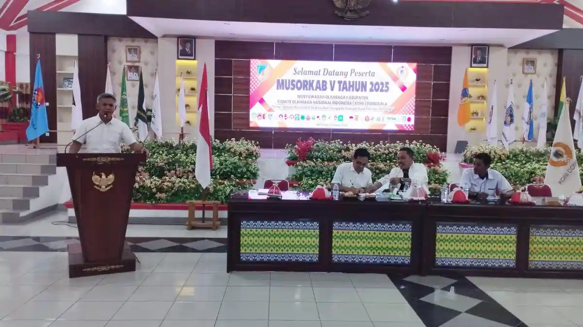 Asgaf Kembali Pimpin KONI Donggala Hingga Tahun 2029