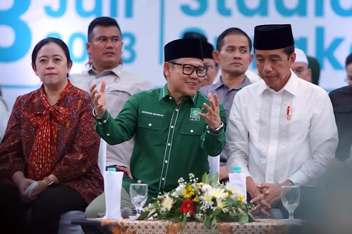 Cak Imin Sentil Surya Paloh dan PKS, Jokowi Doakan Suara PKB Bertambah di Pemilu 2024