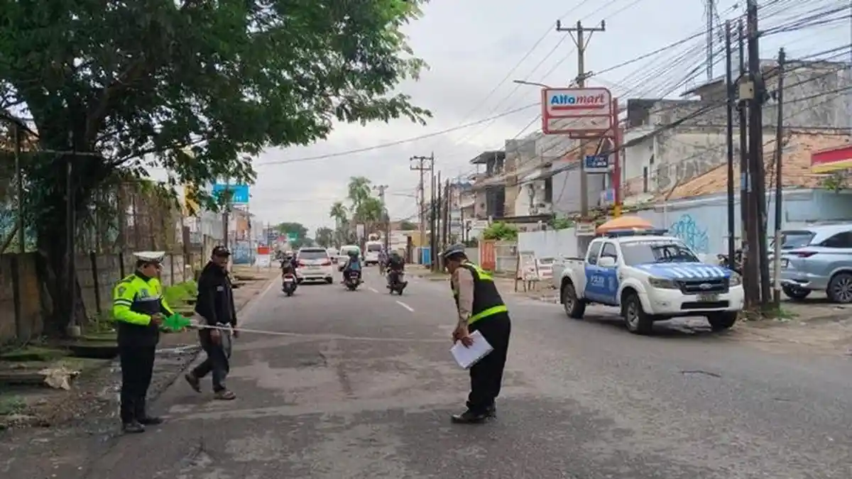 Kecelakaan Maut di Palembang, Pemuda Tewas Usai Tabrak Truk Kontainer di Jalan Minim Penerangan