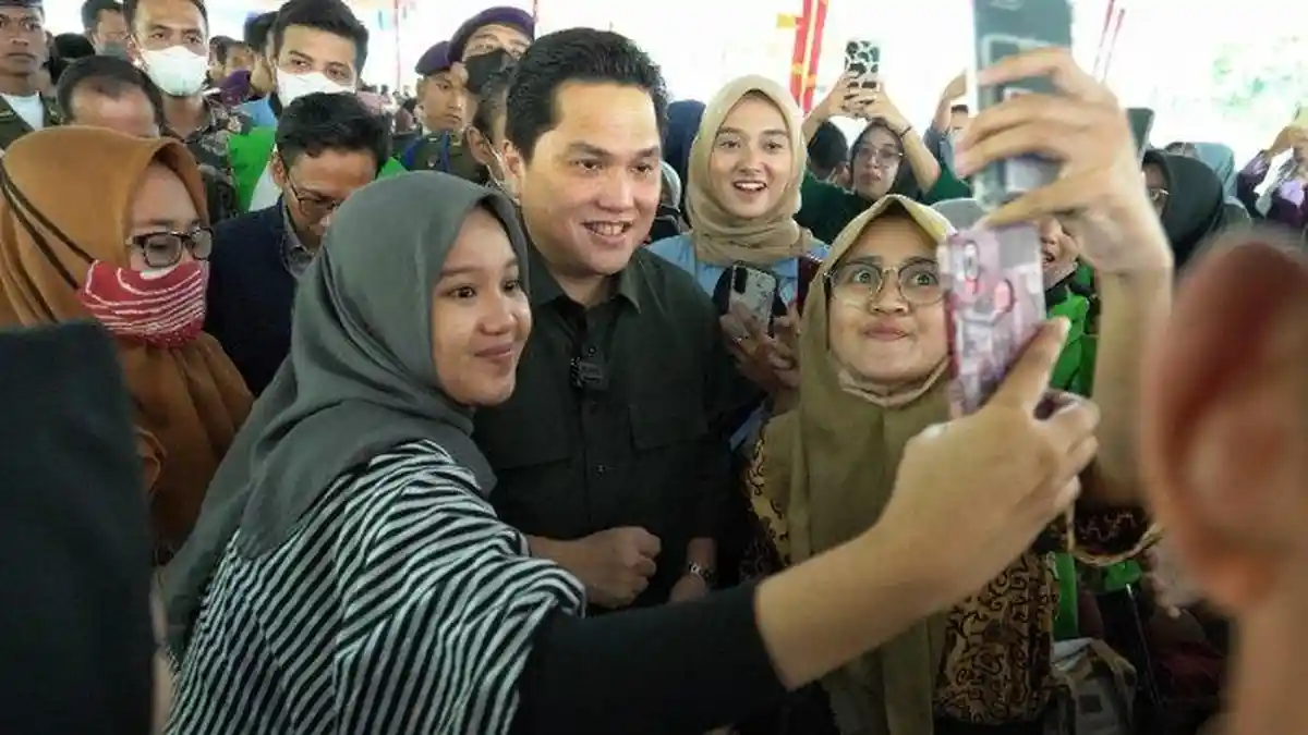 Favorit Anak Muda, Erick Thohir Cawapres Penguat Kemenangan Pilpres 2024