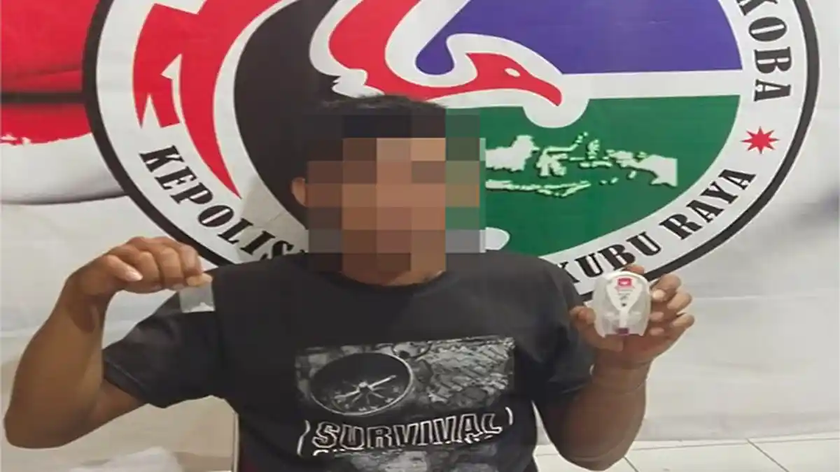 Satresnarkoba Polres Kubu Raya Bekuk Pengedar Sabu di Kecamatan Kubu