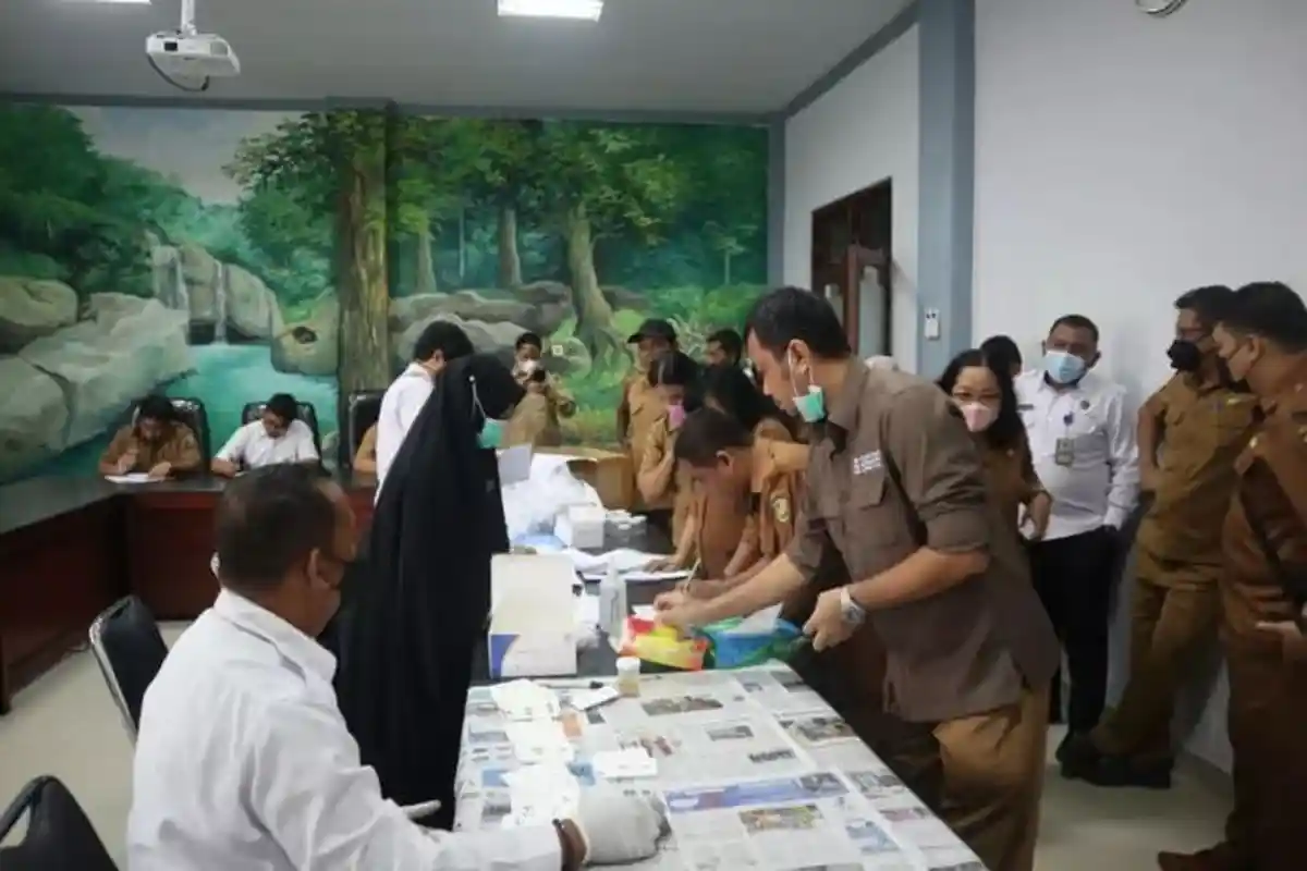 572 Honorer Bontang Tes Narkoba, Hasil Urine BNNK Temukan 10 Positif Pakai Obat Pengawasan Dokter