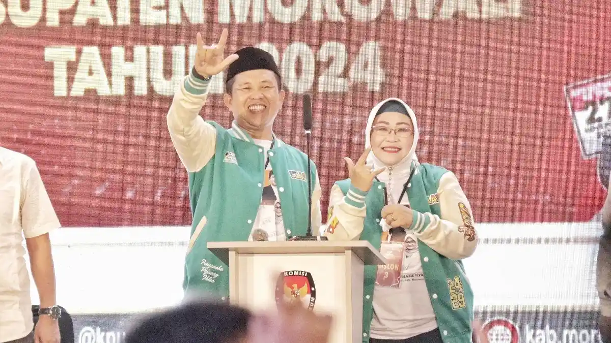 Unggul Telak Quick Count, Iksan-Iriane Menang Pilbup Morowali 2024