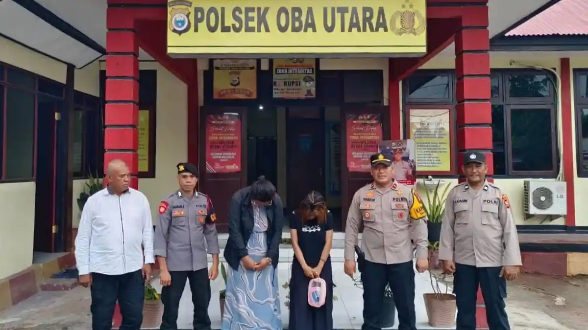 Diduga Terlibat Prostitusi Online, 2 Wanita Asal Ternate Ditangkap Polisi